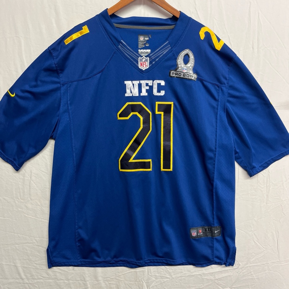 Mens XXL Ezekiel Elliot Pro Bowl Jersey NFC Blue #21 Nike NFL - Picture 2 of 13